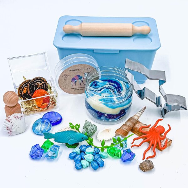 Ocean Treasure Playdough Mini Kit
