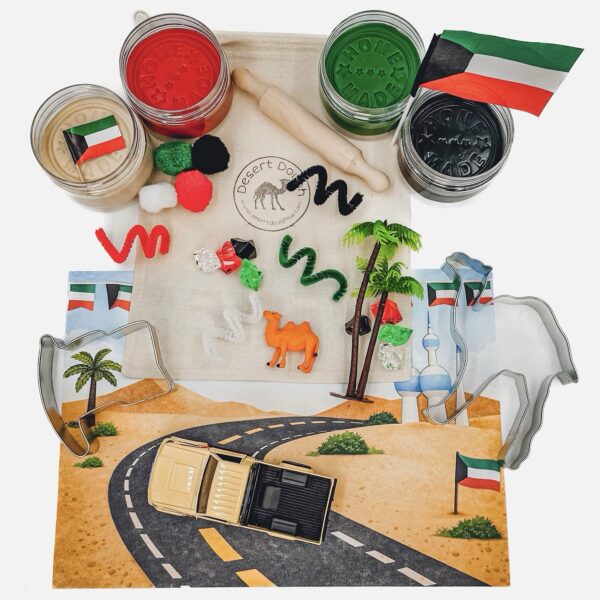 KUWAIT Road Playdough Kit