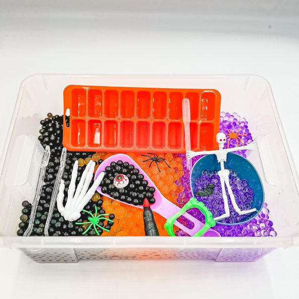 Spooky Skeleton Waterbead Sensory Bin X Sensory Play Kuwait