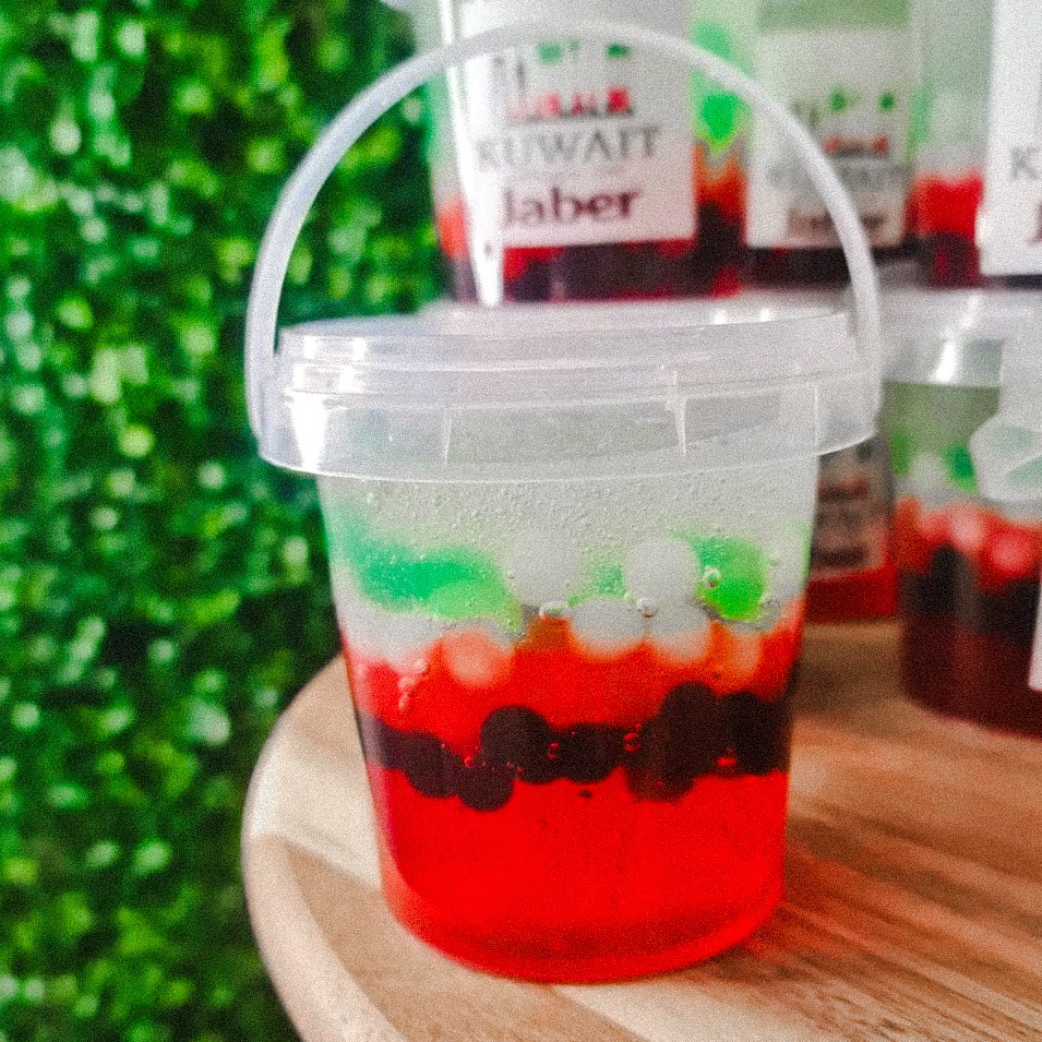 Kuwait National Day Slime & Waterbeads Pail SPK