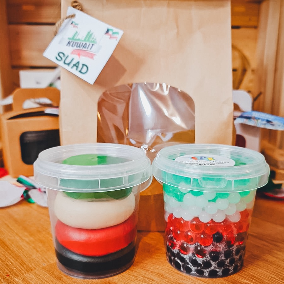 Kuwait National Day Gift Bag Dough & Layered Rice or Waterbeads SPK