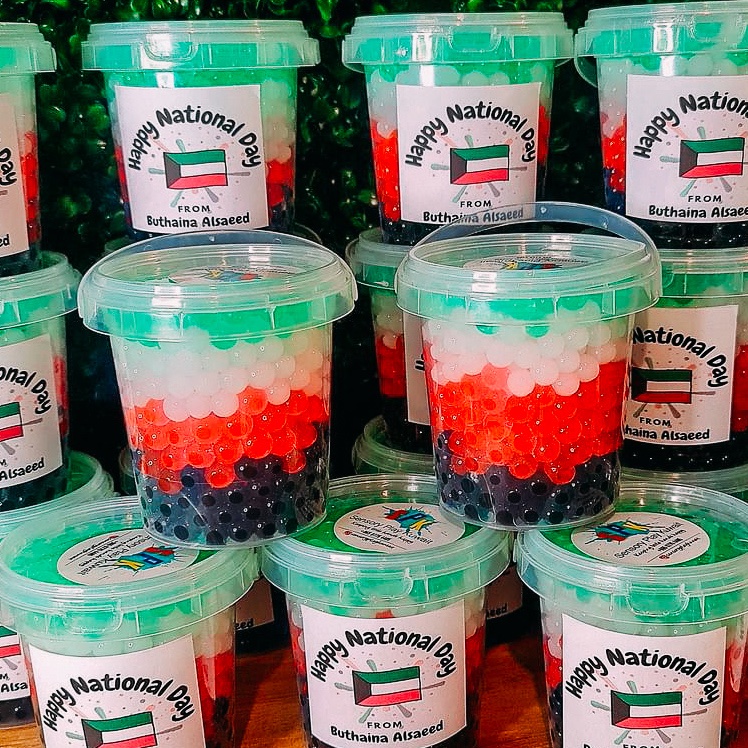 Kuwait National Day Waterbeads Pail SPK