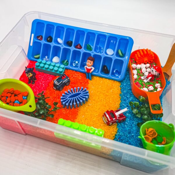 SPK Large Sensory Rice Bin Paw Patrol
