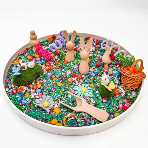 Spring Fling Sensory Rice Bin