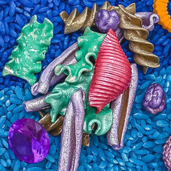 Coral Reef Pasta Sensory Mix