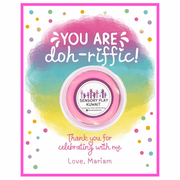 Classroom Playdough Card Favors - Image 3