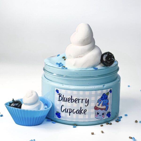 Blueberry Cupcake Clay Slime Kit