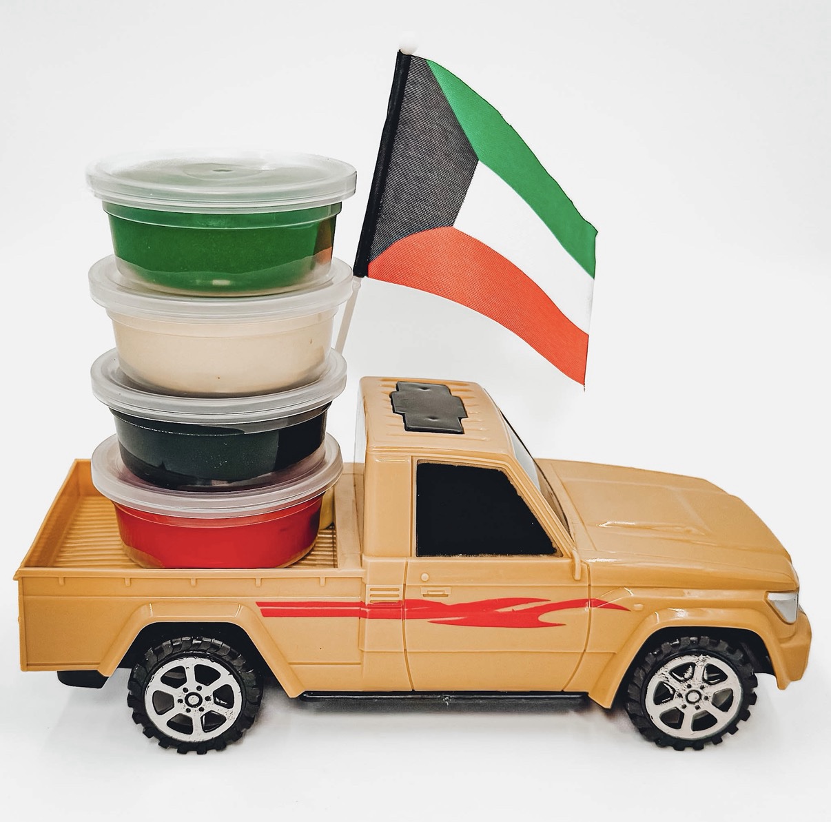 Kuwait National Day Truck & Playdough Giveaway