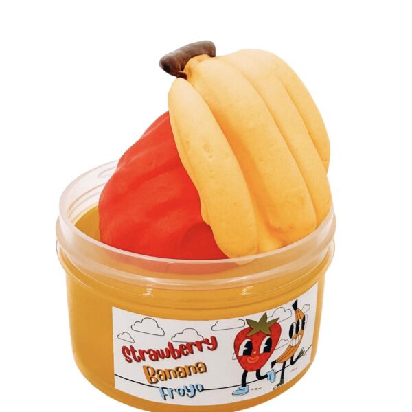 Strawberry Banana Froyo Slime